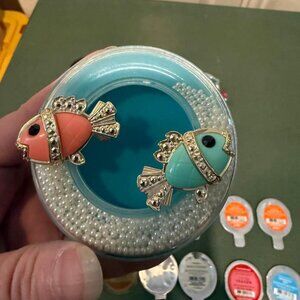 Bath & Body Works Car Fragrance Holder for Visor - Swimming Fish with Pearls